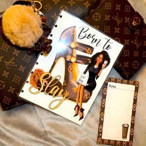 Born To Slay Designer Planner Dashboard Cover Insert